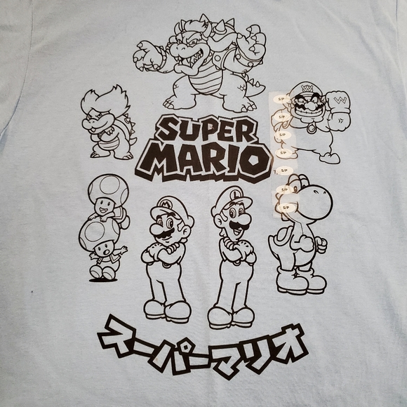 Super Mario & Characters Youth T-Shirt - Picture 2 of 6